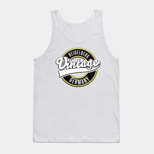 Heidelberg vintage style logo Tank Top